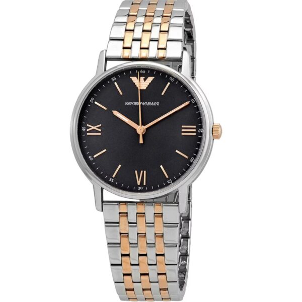 ساعت مچی مردانه نقره‌ای و رزگلد Emporio Armani مدل AR11121