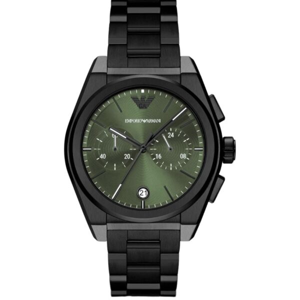 ساعت مچی مردانه مشکی صفحه سبز Emporio Armani مدل AR11562